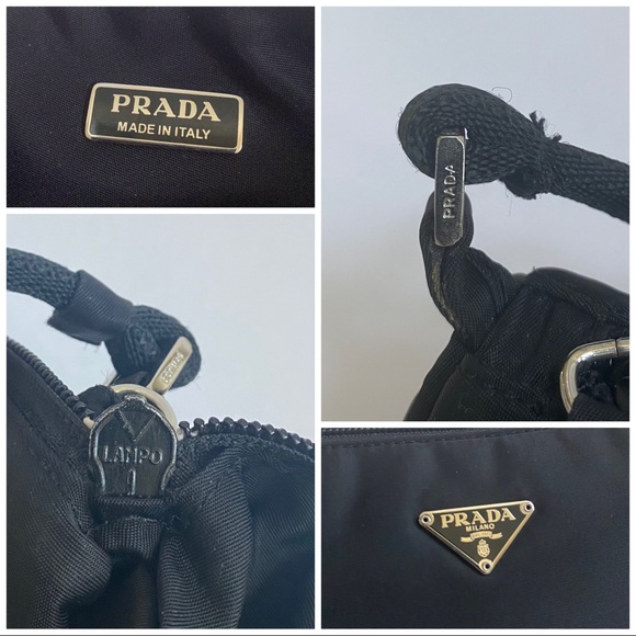 SOLD ✨ Prada Nylon Black Pochette - Picture 7 of 7